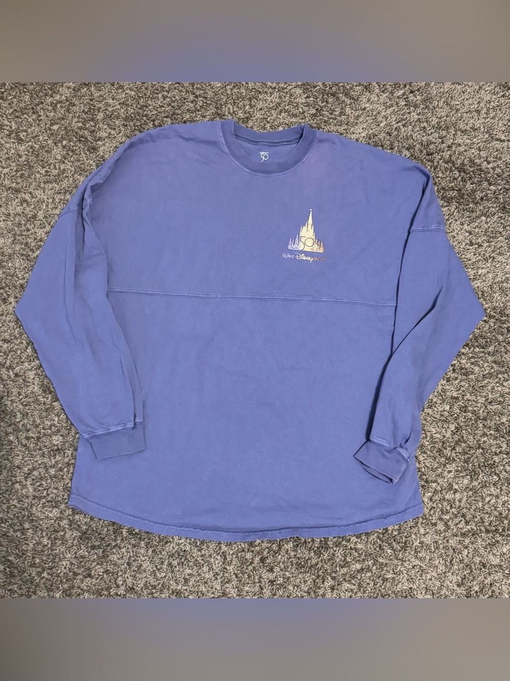 Walt Disney World 50th Anniversary Spirit Jersey Shirt Unisex Large